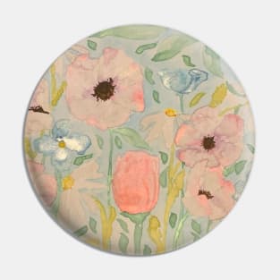 Pastel floral print Pin