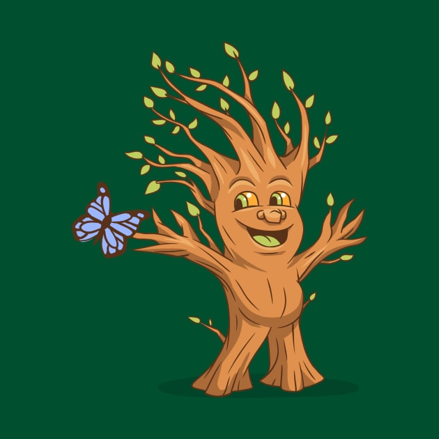 Tree Ent and Butterfly by Kindred Kiddos