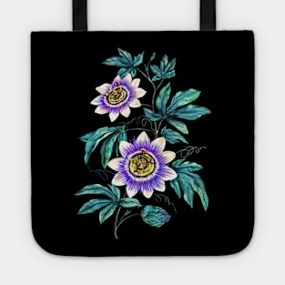 Passion flower. Witchy herbs Tote