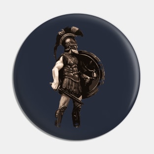 Spartan Warrior Pin