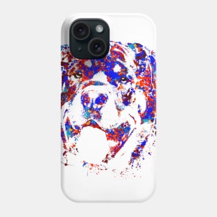 Colorful Rottweiler  - Metzgerhund Phone Case