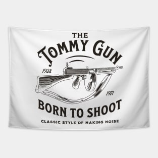 Thompson Submachine Gun | World War 2 Weapon Tapestry