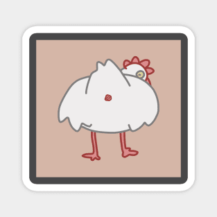 Gayle's Art: Chicken Magnet