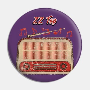 Retro ZZ Top Pin