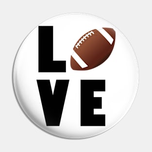 Football Love Pin