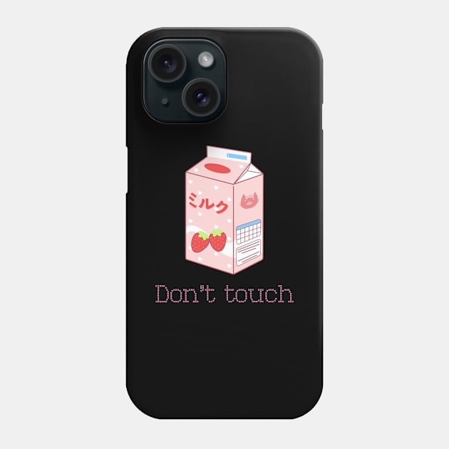 Japanese strawberry milk Phone Case by BTSKingdom