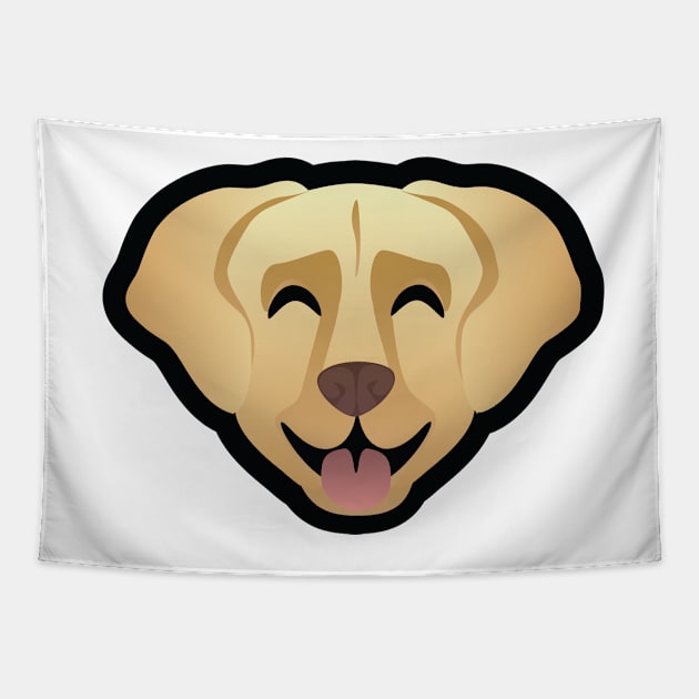 Golden Lab Tapestry by AliceQuinn