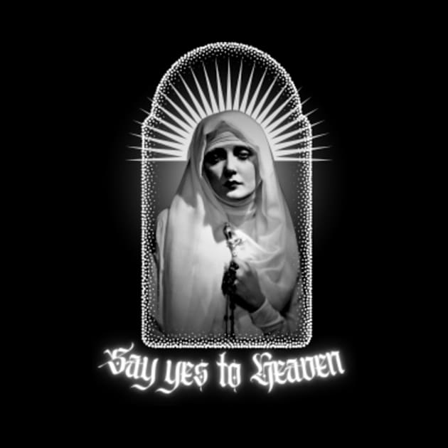 Lana Del Rey Say Yes to Heaven Silent Film Nun by gospelspider