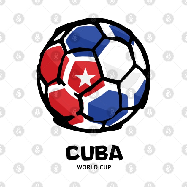 Cuba Football Country Flag by KewaleeTee