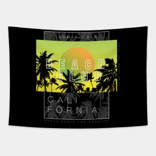 Beach Club California Summer Vibes Tapestry