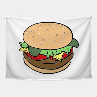 Burger Tapestry