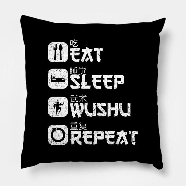 Wushu Kung Fu Chinese Martial Arts Pillow by auviba-design