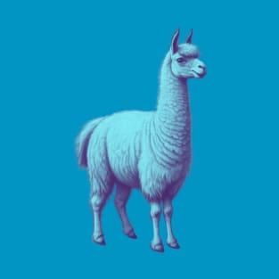 Blue Llama T-Shirt