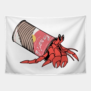 POP ART CRAB Tapestry