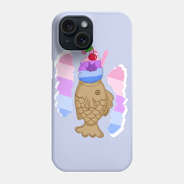 Pride Taiyaki design, 2nd wave (catgender) Phone Case by VixenwithStripes