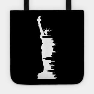 Statue of Liberty New York Skyline Tote