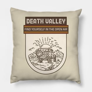 Death Valley Off Road 4x4 National Park Pillow