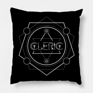 Cleric Character Class TRPG Tabletop RPG Gaming Addict Pillow