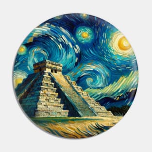 Chichen Itza Starry Night - Beautiful Iconic Places Pin