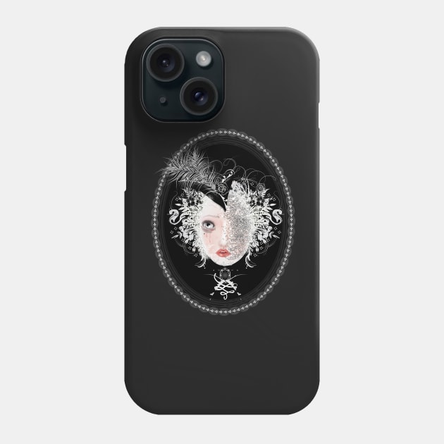 Victorian dolls portrait Phone Case by Kisho