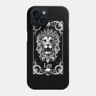 Leo Zodiac Astrology Sign Tee, the Celestial Lion King of the Stars T- Shirt Phone Case