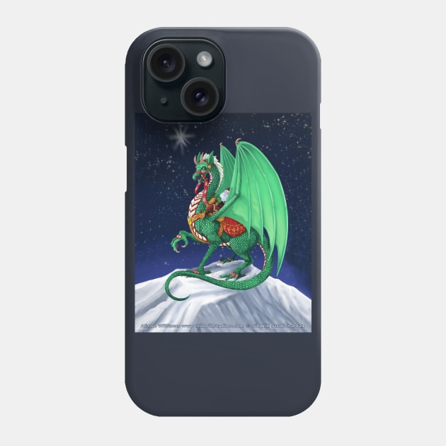 The Christmas Dragon delivers! Phone Case by SillWill Studios