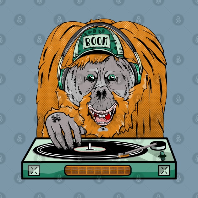 Orangutan Turntable by mailboxdisco