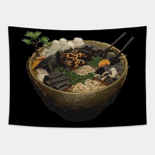 Japanese Garden Ramen Soup Tapestry