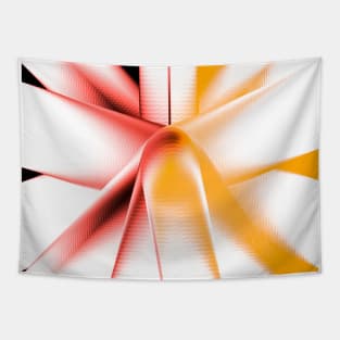 white, yellow, red and black Tapestry