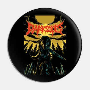 Unofficial Dark Souls Metal Band Tee Pin