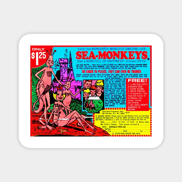 Sea-Monkeys! Magnet by Atomic Luau Pop Emporium