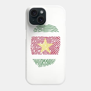 SURINAME FINGER PRINT - CARNIVAL CARIBANA TRINI PARTY DJ Phone Case