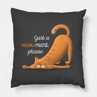 Just a meowment Pillow