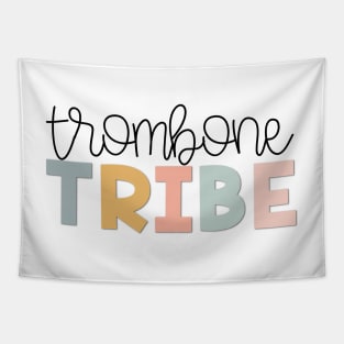 Trombone Tribe Muted Pastels Tapestry