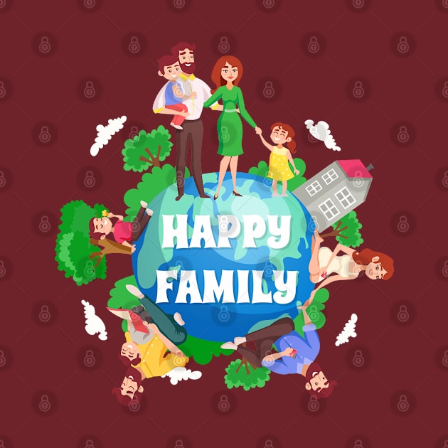 Happy Family by Mako Design 