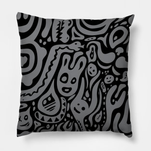 Faces in Goo Pillow