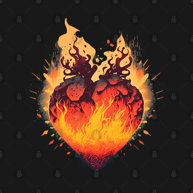 Burning Heart by T-signs