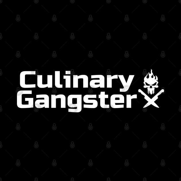 Culinary Gangster - Chef Knife & Flame by Duds4Fun