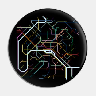 Paris Subway Map Pin