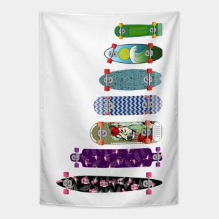 Skateboard Size Comparison Chart Tapestry