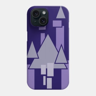 Castle Geometric Purple Phone Case