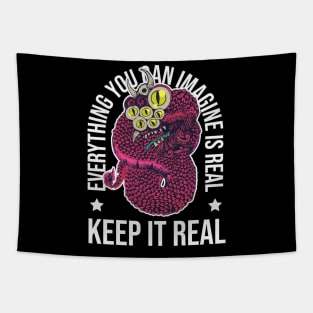 scary snake death Tapestry