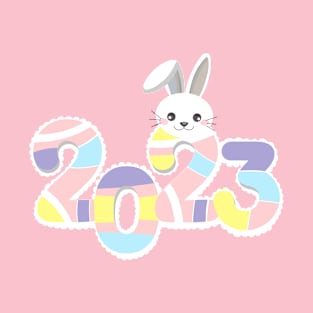 2023 year of the rabbit - color T-Shirt