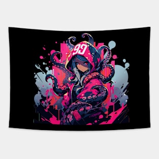 Octo Girl #1 Tapestry