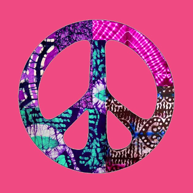 Purple Passion Peace Sign by artbyomega