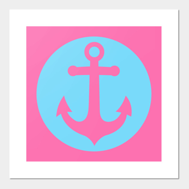 Baby Anchor cute anchor design Girly Posters and Art Prints TeePublic
