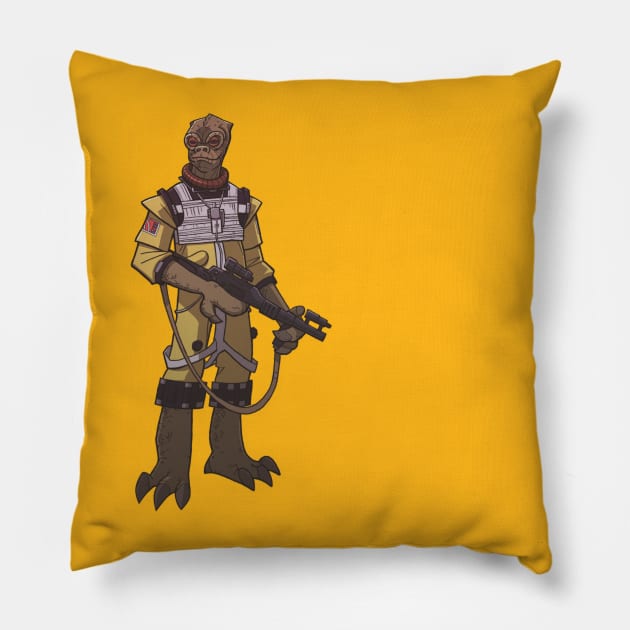 BOSSK! Pillow by DCMiller01