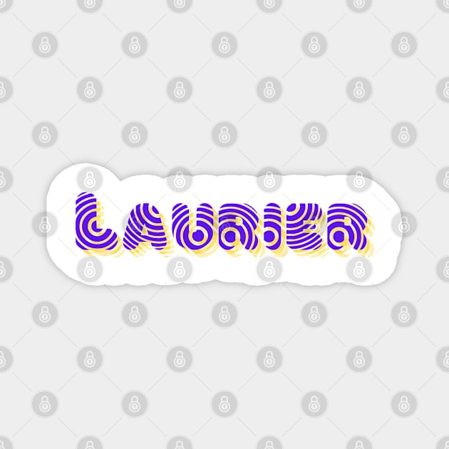 Laurier Magnet by stickersbyjori