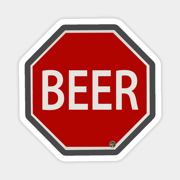 Beer Stop Magnet by BrewWears