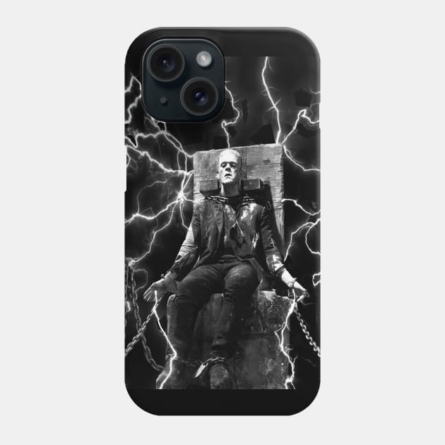 Frankenstein Electric Phone Case by icarusismartdesigns